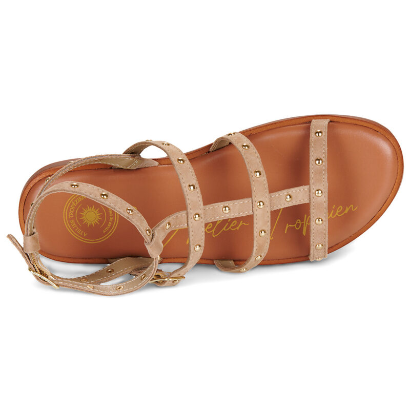 L'Atelier Trop&eacute;zien SH 3333 Beige Sandali bassi Donna - 6