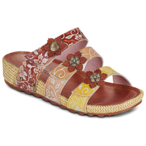 Laura Vita BRYCANO 0122 Giallo Ciabatta Donna