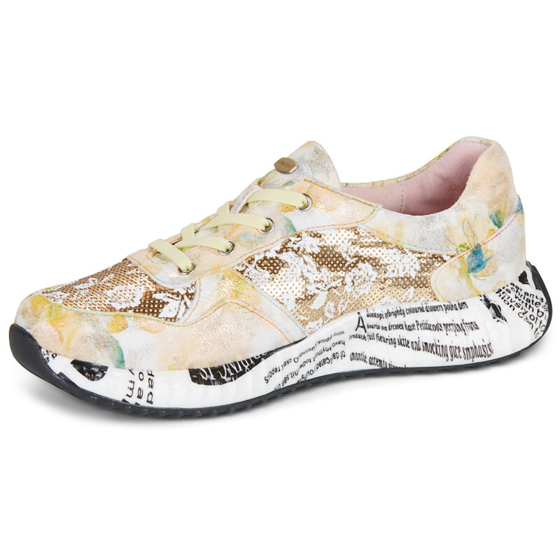 Laura Vita Zapatillas bajas amarillas BURTON para mujer - 4