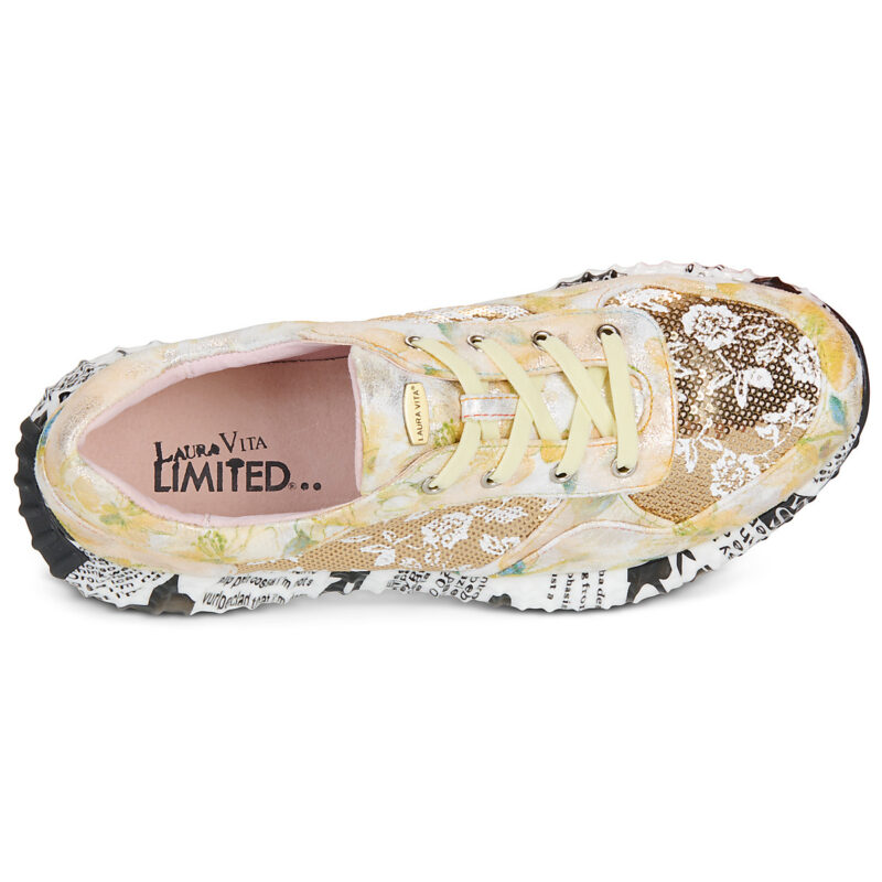 Laura Vita Zapatillas bajas amarillas BURTON para mujer - 6