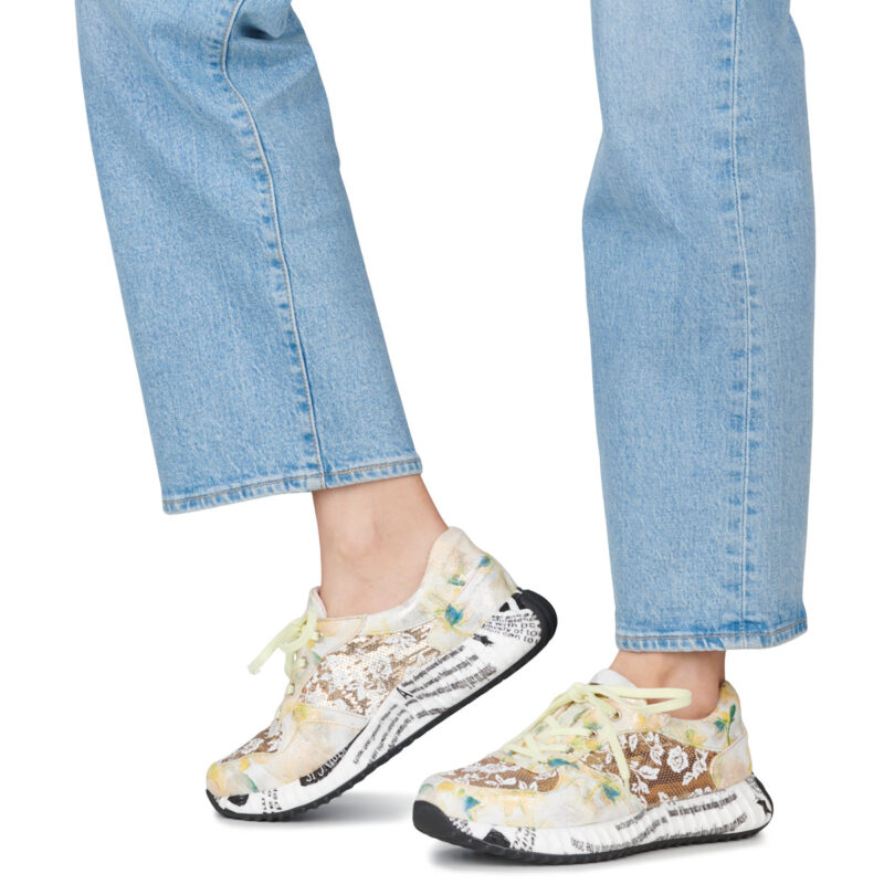 Laura Vita Zapatillas bajas amarillas BURTON para mujer - 8