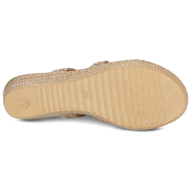 Les Petites Bombes NIZA Oro Sandali con zeppa Donna - 7