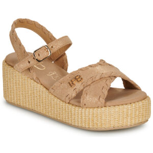 Les Petites Bombes  NIAMA  Beige -  Sandali con zeppa  Donna