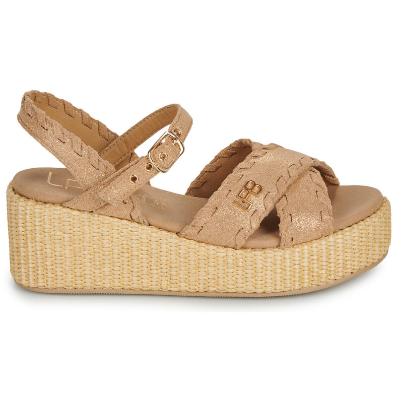 Les Petites Bombes NIAMA Beige Sandali con zeppa Donna - 2