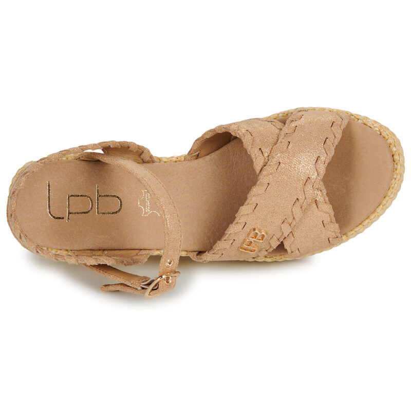 Les Petites Bombes NIAMA Beige Sandali con zeppa Donna - 6