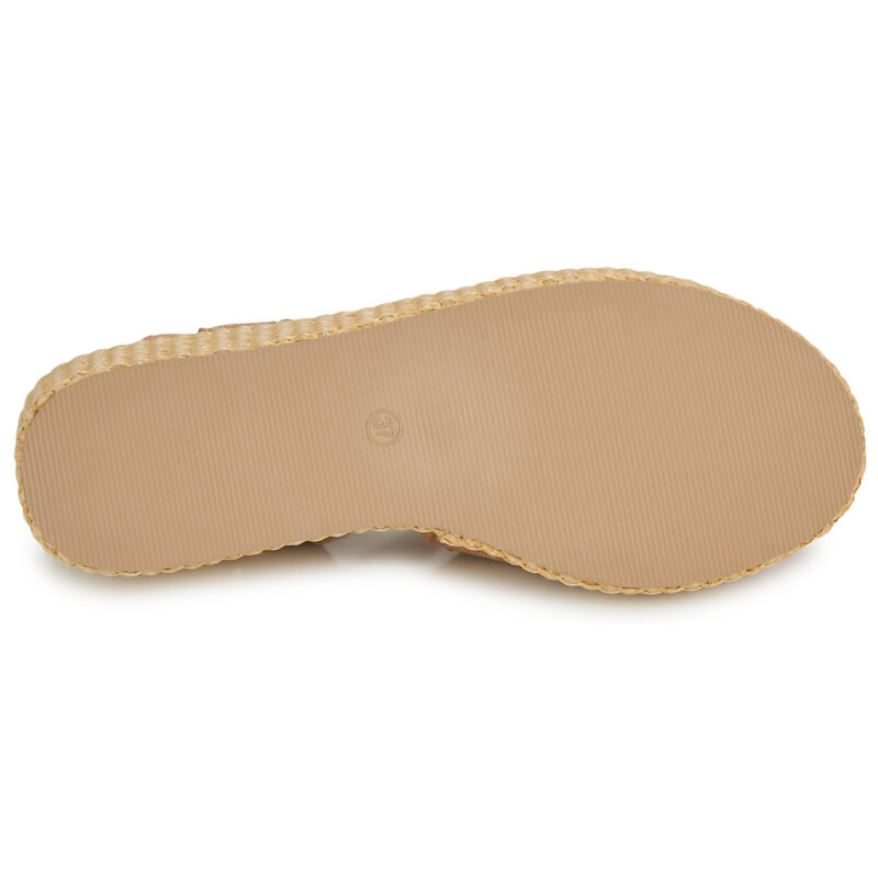 Les Petites Bombes NIAMA Beige Sandali con zeppa Donna - 7