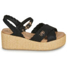 Les Petites Bombes NIAMA Nero Sandali con zeppa Donna - 2