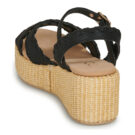 Les Petites Bombes NIAMA Nero Sandali con zeppa Donna - 5