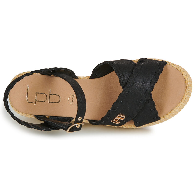 Les Petites Bombes NIAMA Nero Sandali con zeppa Donna - 6