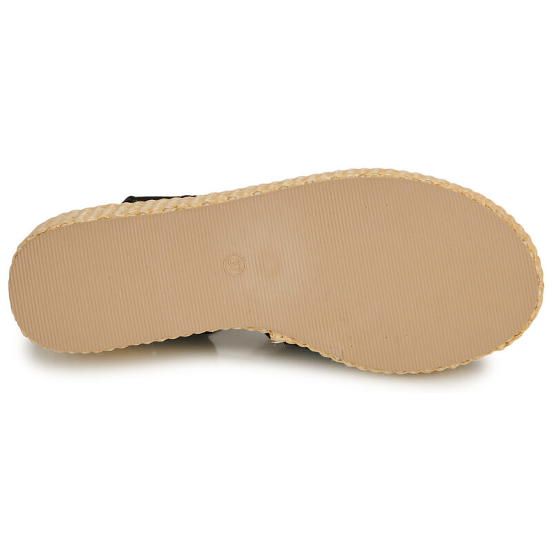 Les Petites Bombes NIAMA Nero Sandali con zeppa Donna - 7