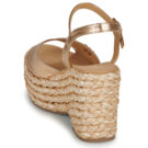 Les Petites Bombes NADIRA Oro Sandali con zeppa Donna - 5