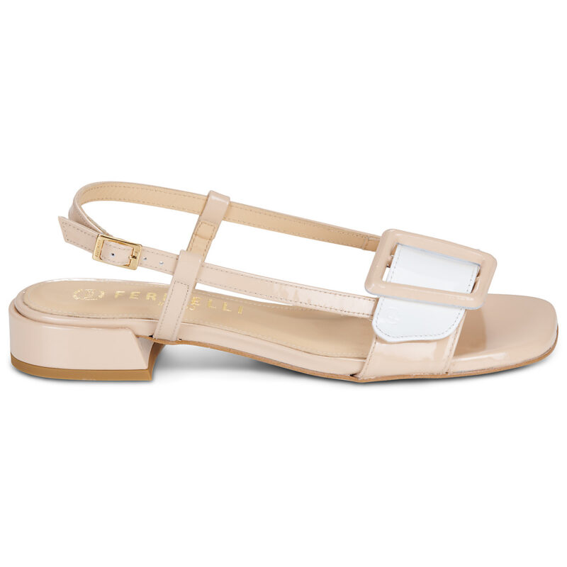 Fericelli Sandales plates beiges PANILA pour femmes - 2