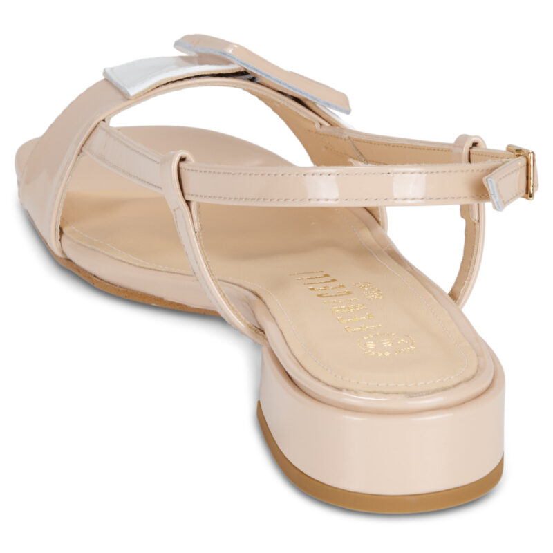 Fericelli Sandales plates beiges PANILA pour femmes - 5