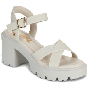 MTNG EMELINE Beige Sandali con tacco Donna