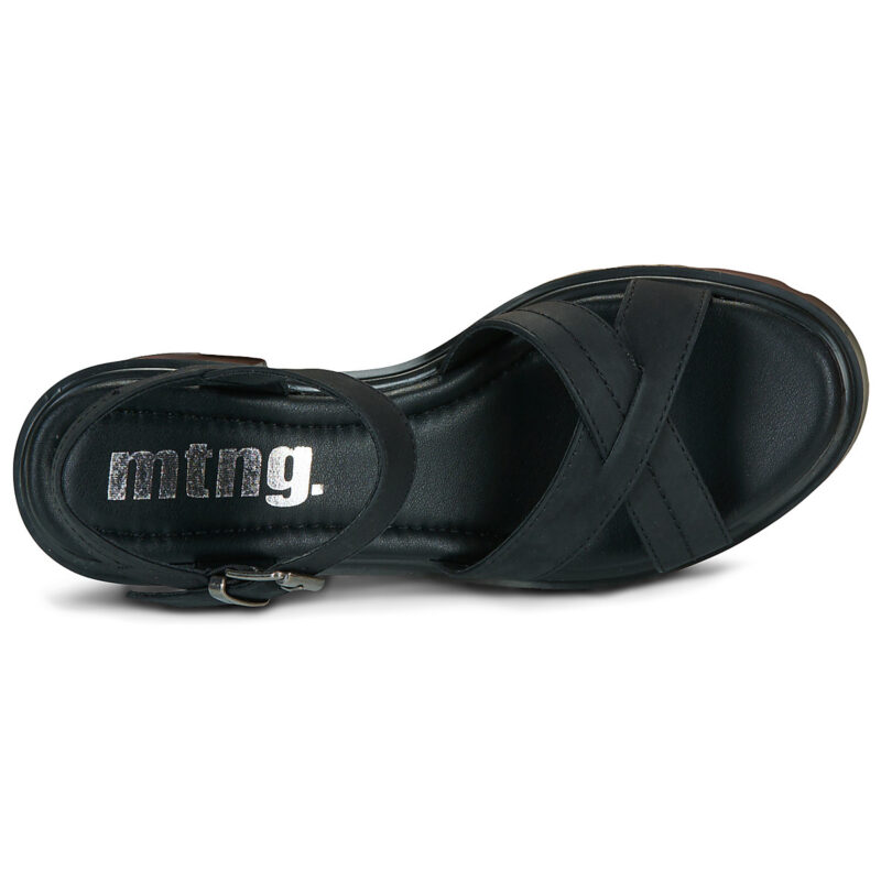 MTNG EMELINE Black Heeled Sandals Women - 6