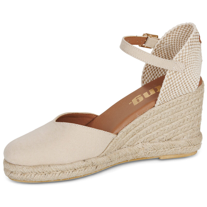 MTNG Sandalias de cu&ntilde;a beige LOUISA para mujer - 4