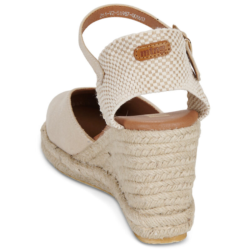 MTNG Sandalias de cu&ntilde;a beige LOUISA para mujer - 5