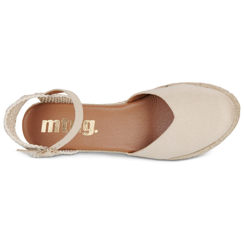MTNG Sandalias de cu&ntilde;a beige LOUISA para mujer - 6