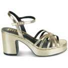 MTNG BRITT Gold Heeled Sandals Women - 2
