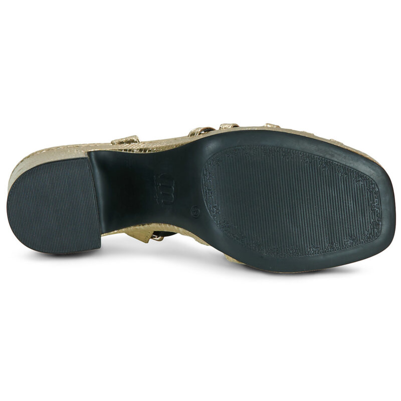 MTNG BRITT Gold Heeled Sandals Women - 7