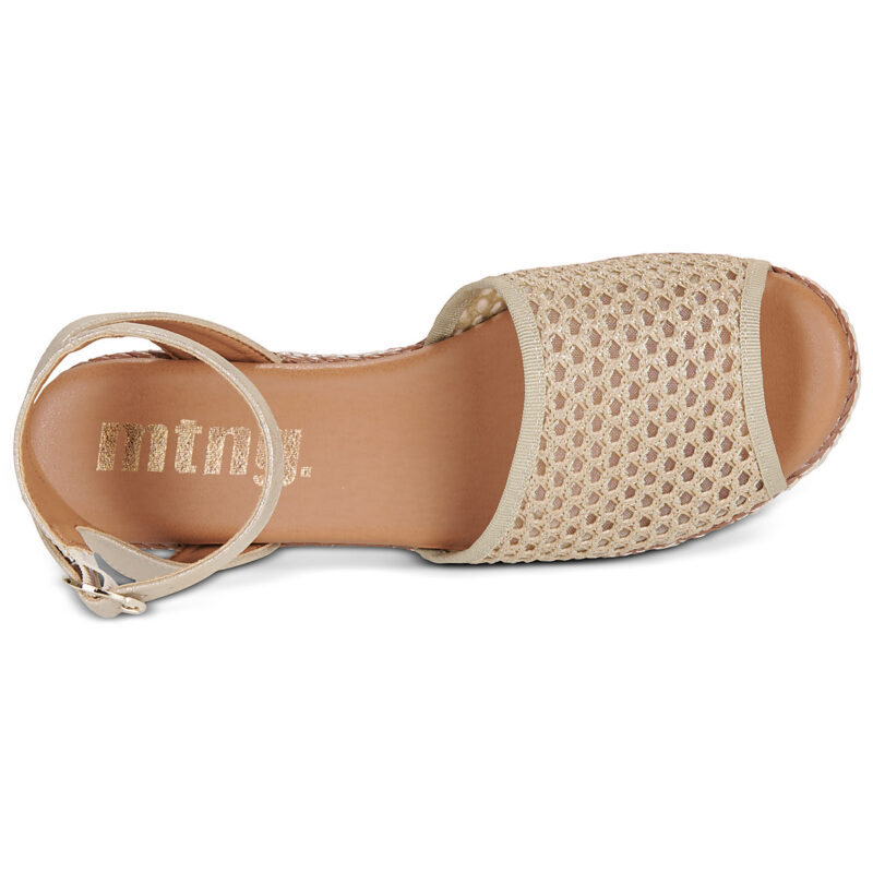 MTNG AMELIE Beige Flat Sandals Women - 6