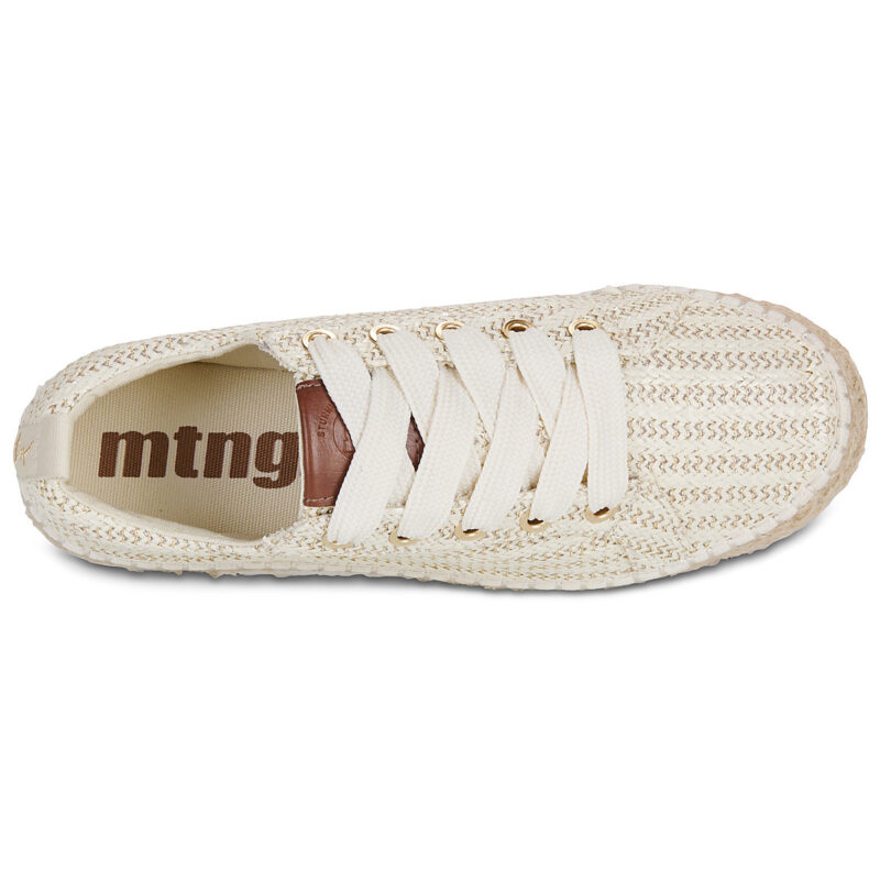 MTNG Zapatillas bajas beige MAREA para mujer - Talla 6