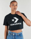 T-shirt Converse STAR CHEVRON SPORTY CROP TEE Nero T-shirt maniche corte Donna - 5