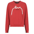 Felpe Converse LOVE LACES CREW Rosso Felpe Donna - 1