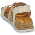 Think KOAK Beige Sandali con zeppa Donna - 5