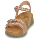 Think KOAK Beige Sandali con zeppa Donna - 3