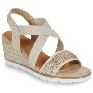 Tom Tailor ISABEAU Beige Sandali con zeppa Donna