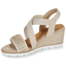 Tom Tailor ISABEAU Beige Wedge Sandals Women - 4