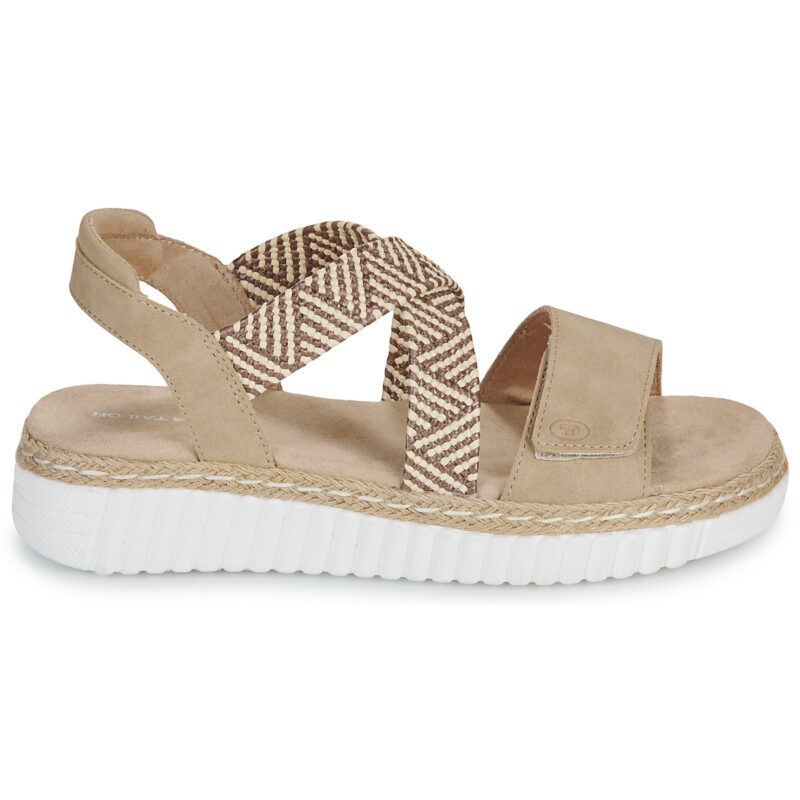 Tom Tailor SENTO Beige Sandali con zeppa Donna - 2