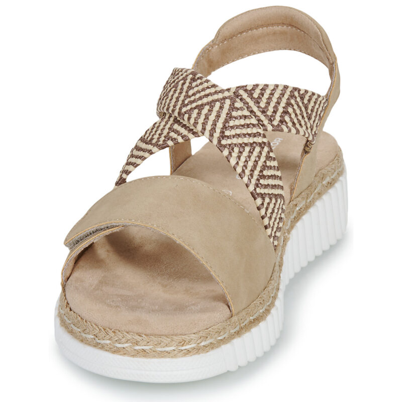 Tom Tailor SENTO Beige Sandali con zeppa Donna - 3