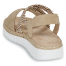 Tom Tailor SENTO Beige Sandali con zeppa Donna - 5