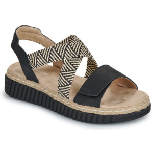 Tom Tailor SENTO Nero Sandali con zeppa Donna