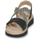 Tom Tailor SENTO Nero Sandali con zeppa Donna - 3