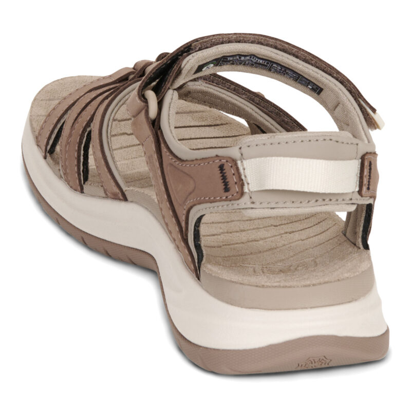 Teva Tirra Sport Leather Marrone Sandali Donna - 5