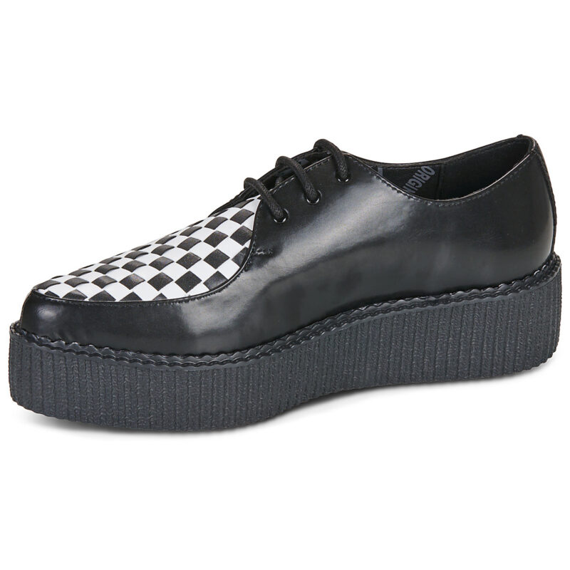 TUK HIPOINT CREEPER Nero - Derby Donna - 4