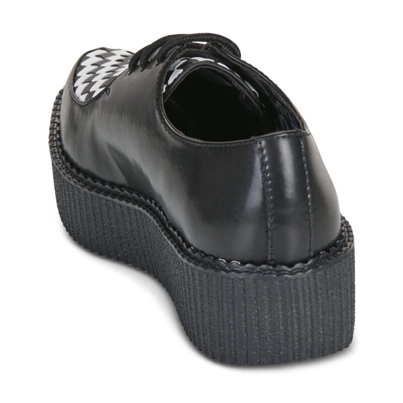 TUK HIPOINT CREEPER Nero - Derby Donna - 5