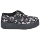 TUK VIVA HI CREEPER Nero - Derby Donna - 2