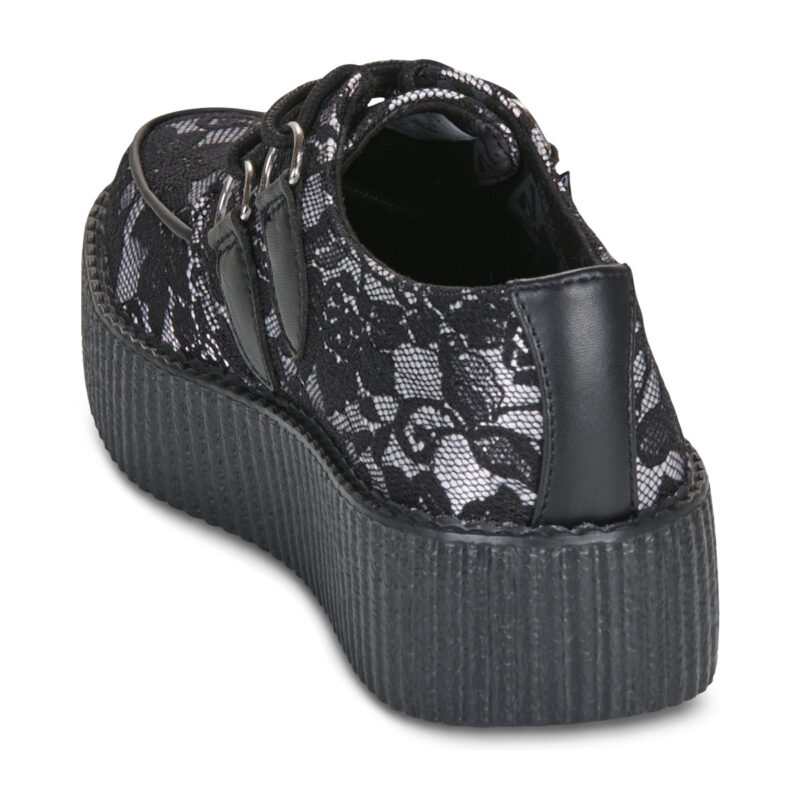 TUK VIVA HI CREEPER Nero - Derby Donna - 5
