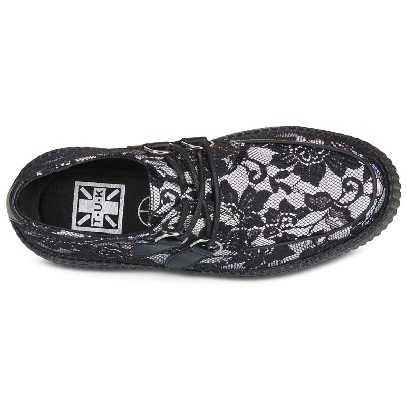 TUK VIVA HI CREEPER Nero - Derby Donna - 6