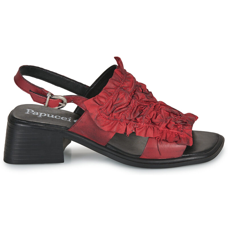 Papucei DOMINI Rosso Sandali con tacco Donna - 2