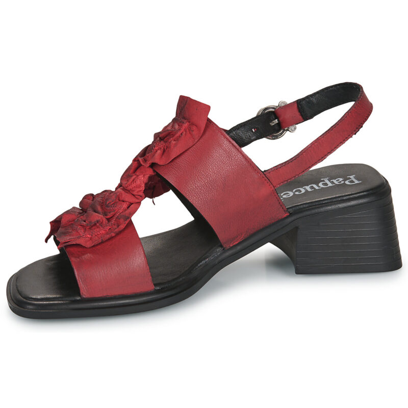 Papucei DOMINI Rosso Sandali con tacco Donna - 4