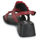 Papucei DOMINI Rosso Sandali con tacco Donna - 5