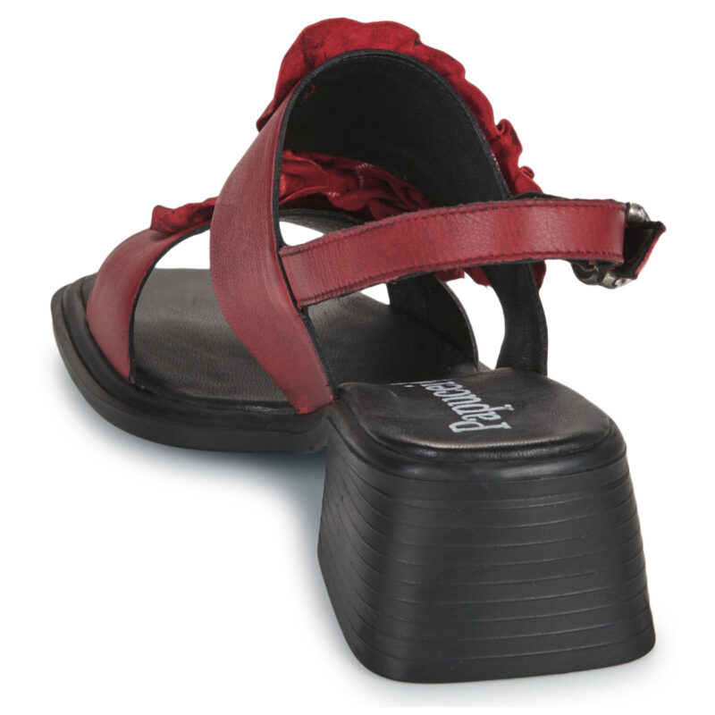 Papucei DOMINI Rosso Sandali con tacco Donna - 5