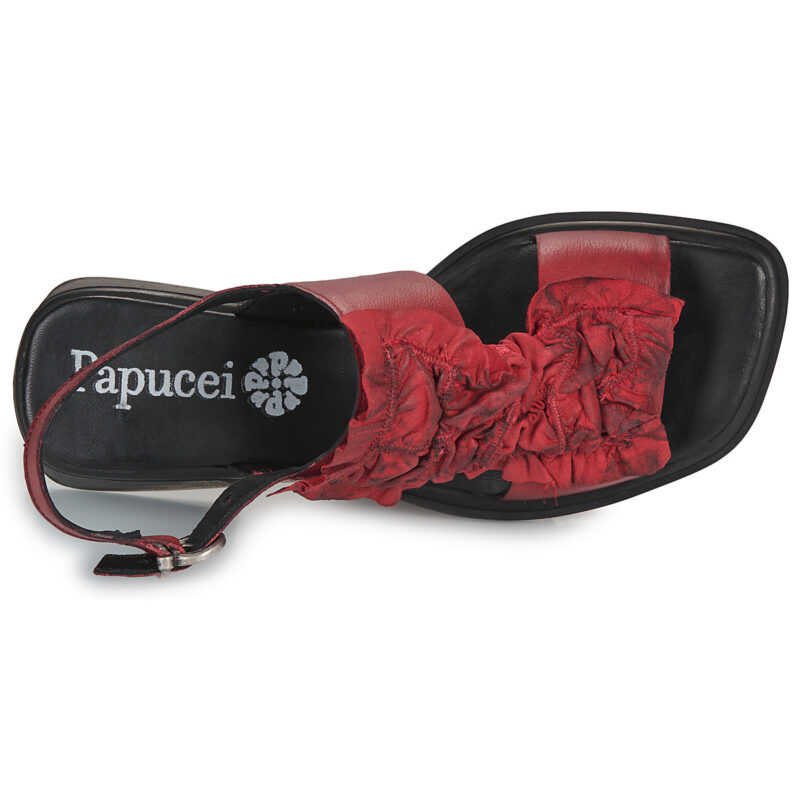 Papucei DOMINI Rosso Sandali con tacco Donna - 6