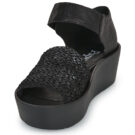 Papucei ERMINA Nero Sandali con zeppa Donna - 3