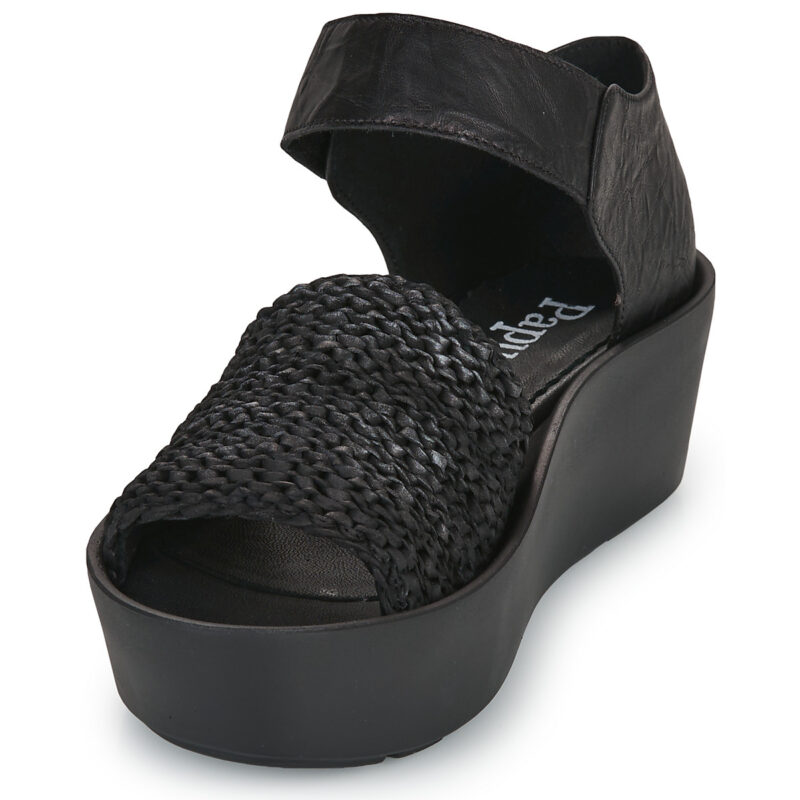 Papucei ERMINA Nero Sandali con zeppa Donna - 3